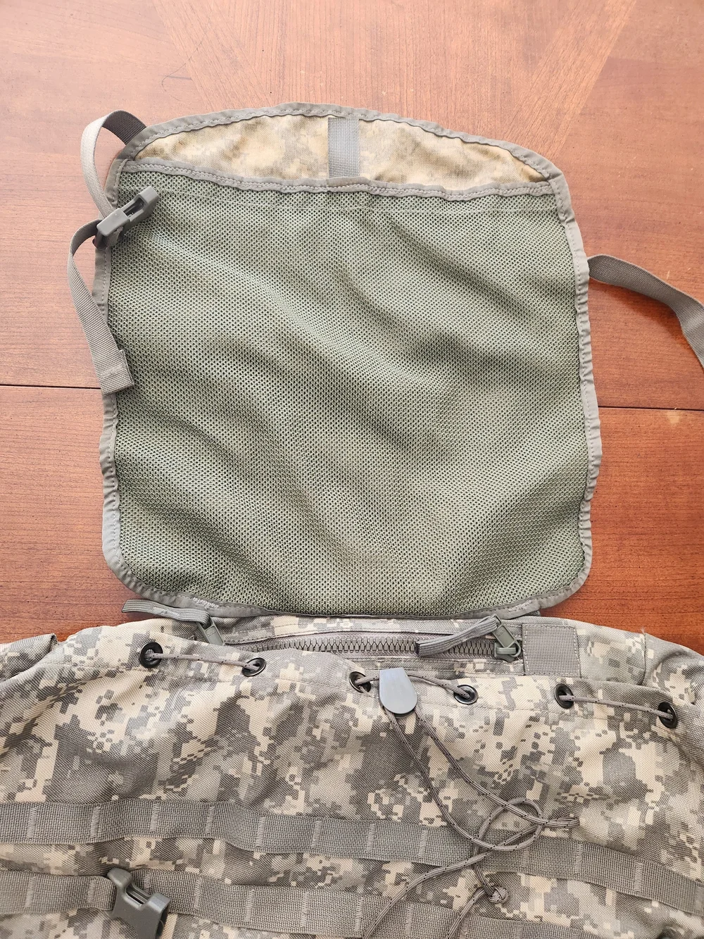 Military-Style Tactical Backpack - Digital Camo Green